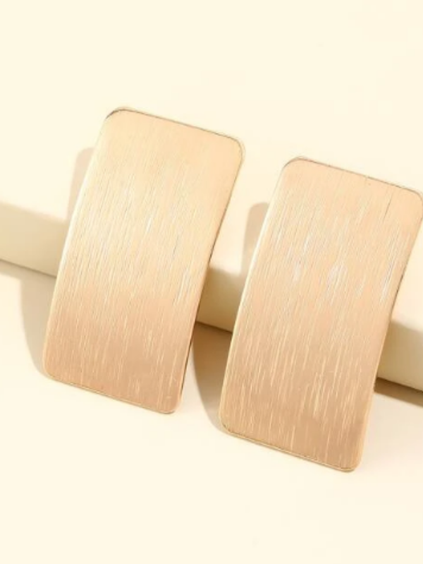 Brincos  Dourado Geométricos Minimalista